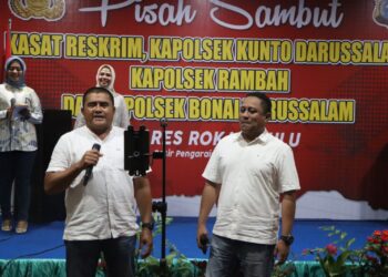 Pisah Sambut Kasat Reskrim dan Tiga Kapolsek