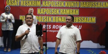 Pisah Sambut Kasat Reskrim dan Tiga Kapolsek
