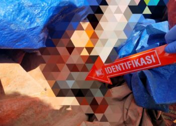 Polisi Sigap Olah TKP Penemuan Mayat