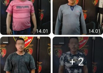 Lima Pengeroyokan Dicokok Polisi