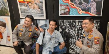 Bertema Polri dan Masyarakat, Ketua STIK Lemdiklat Gelar Lomba Lukis