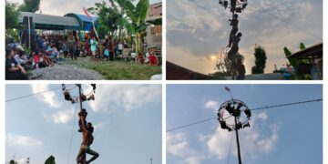 Kemerdekaan RI ke 78, Warga Karang Kedempel Selenggarakan Hiburan, Jalan Santai dan Panjat Bambu
