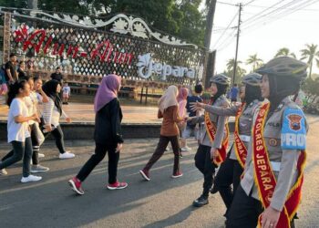 Demi Kenyamanan Car Free Day, Polwan Kartini Turun