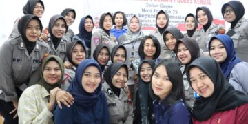 Polres Kendal Aksi Donor Darah di Momen HUT Polwan ke 75
