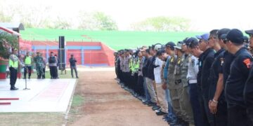 Laga Persijap Jamu Bekasi FC, Ratusan Personil Turun