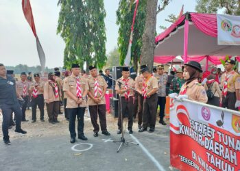 Apresiasi, Kapolresta Pati Berikan Semangat Para Pramuka