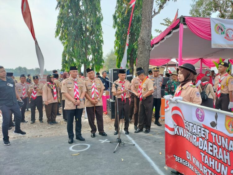 Apresiasi, Kapolresta Pati Berikan Semangat Para Pramuka