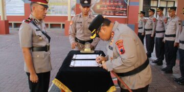 Masa Purna Tugas, Kapolres Kudus Gelar Sertijab