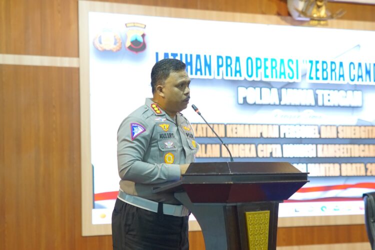 Dirlantas Polda Jateng Gelar Latihan Pra Operasi Zebra Candi 2023