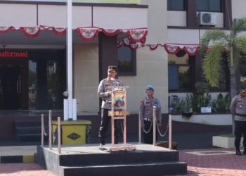 Tetap Amanah dan Mengayomi,  Kapolres Jepara Gelar Sertijab