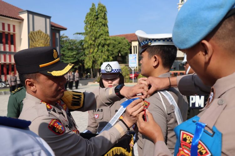 Persiapan Operasi Zebra, Polresta Pati Gelar Pasukan