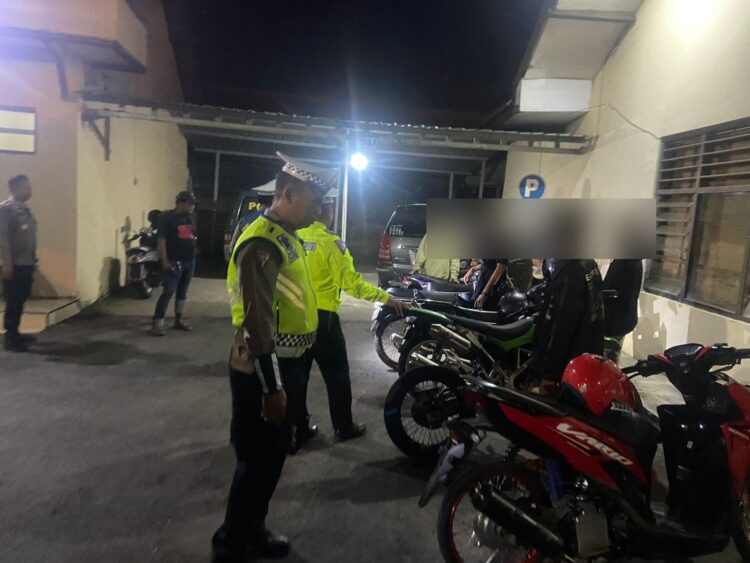 Satlantas Polresta Pati Gencarkan Razia Knalpot Brong dan Balap Liar