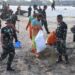 Corp Keuangan TNI AD Gelar Karya Bakti Pembersihan Pantai