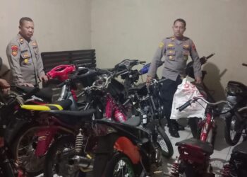 Balap Liar Dirazia, Kapolsek Tayu Amankan 11 Unit BB