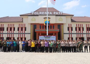 Jelang Pemilu 2024, Polresta Pati Gelar Rapat Koordinasi Lintas Sektoral