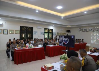 Polresta Pati Gelar Lat Pra Ops Mantap Brata 2023-2024