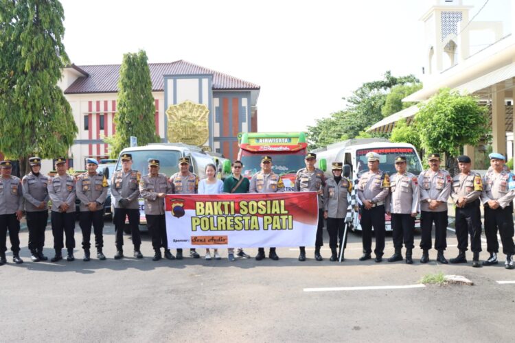 8 Tangki Air Disalurkan ke Wilayah, Kapolresta Pati sebut Inilah Nama Desa dan Kecamatan