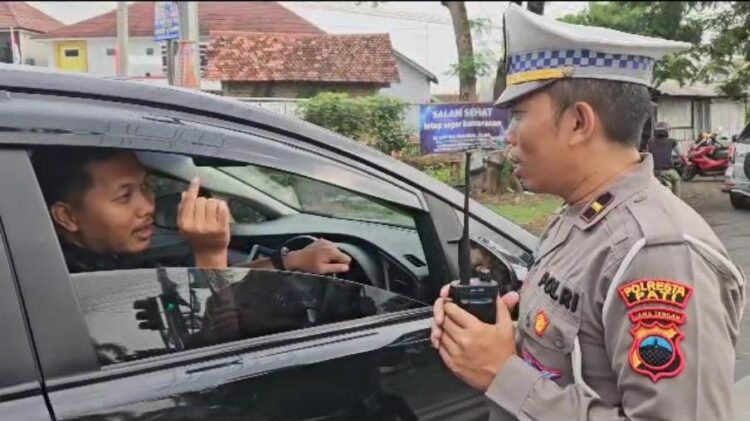 Padat Arus Lalulintas, Satlantas Polresta Pati Turun