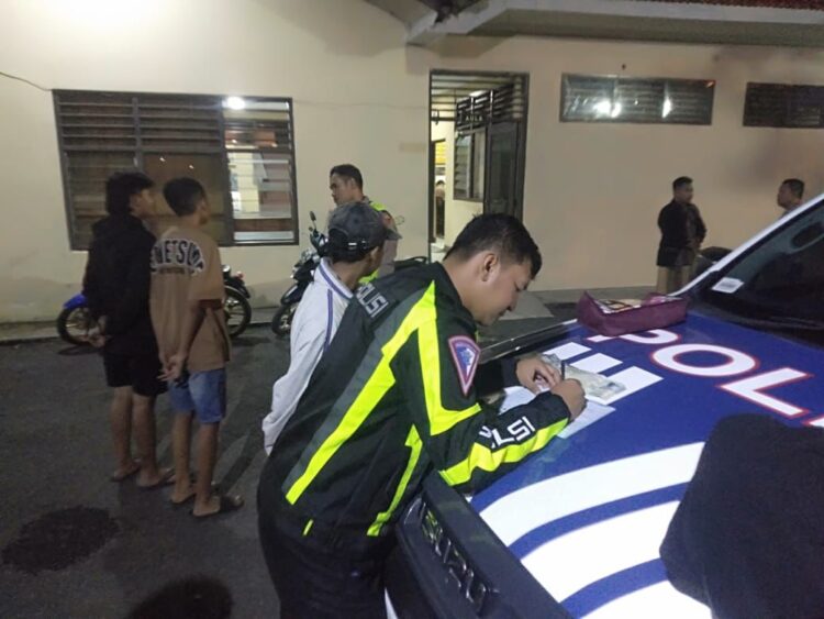 Satlantas Polresta Pati Hadir Antisipasi Pelaku Balap Liar