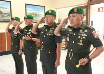 Danrem 073/Mkt Gelar Sertijab Dua Dandim