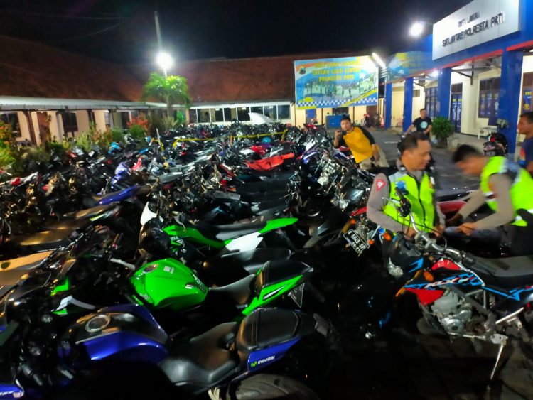 54 Sepeda Motor Diamankan Polisi, Berikut Barang Bukti Disita