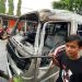 Peristiwa Mobil Guling Bikin Heboh, 14 Orang Dibawa ke Rumah Sakit