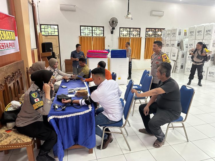 Pengamanan TPS Diberikan Layanan Kesehatan