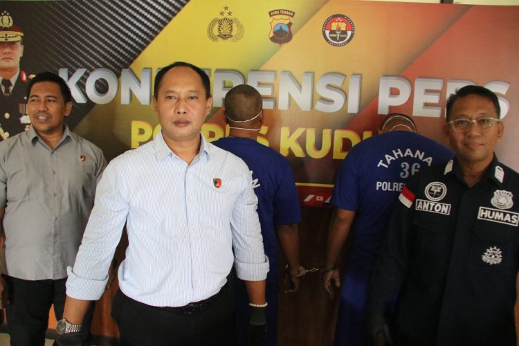 Barang Bukti Kabel Listrik dan Dua Pelaku Diamankan Polisi