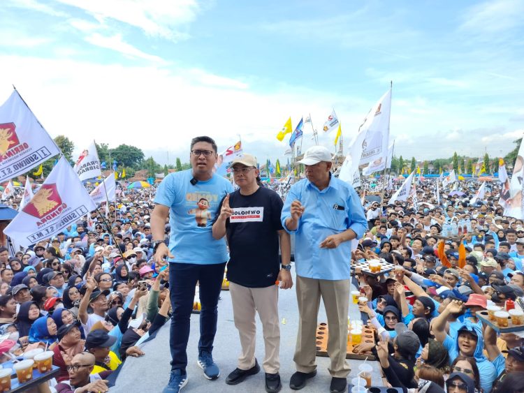 Prabowo – Gibran Guncangkan Pati, Puluhan Ribu Masa Turun