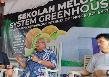 Sekolah Melon Berbasis Greenhouse, Begini Harapan H. Mochtar Sany