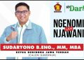 100 % Dukungan Siap, Partai Gerindra Pati Mengusung Sudaryono Maju Pilgub 2024
