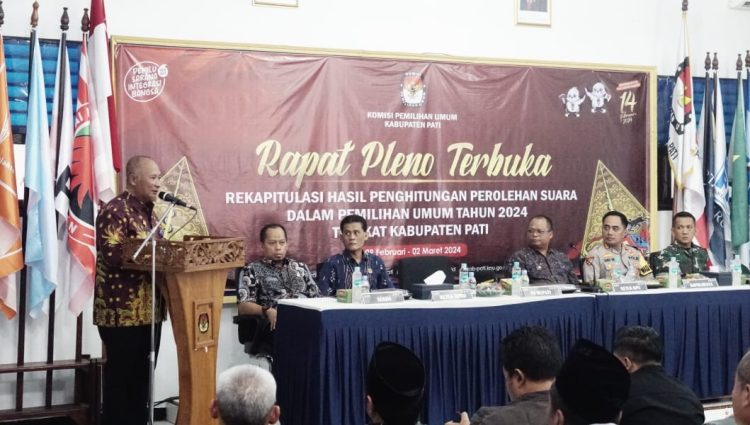 Perolehan Hasil Suara, Pj Bupati Apresiasi Pemilu di Pati