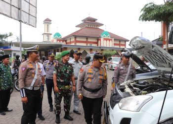 Wujudkan Lalu Lintas Aman, Kapolres Kudus Gelar Pasukan