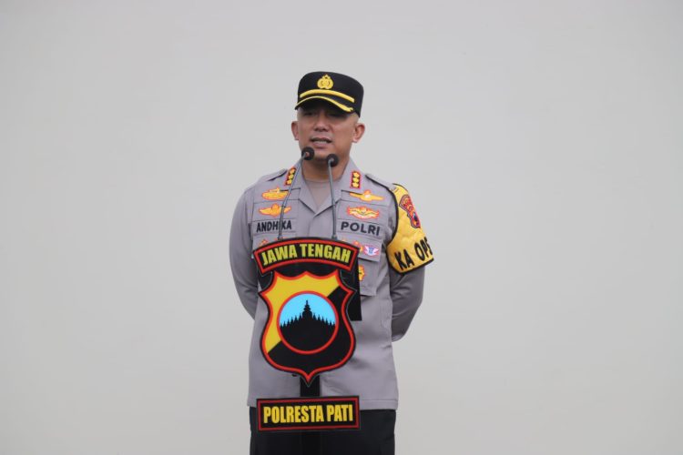 Kembangan Kamtibmas Aman, Kapolresta Pati cek Seluruh Anggota