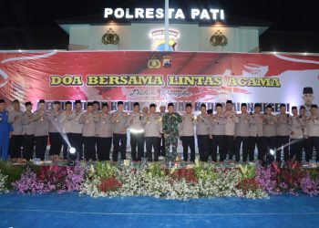 Doa Bersama Lintas Agama, Kapolresta Pati Sambut Pilkada dan Pilgub Tahun 2024