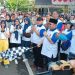 Hari Buruh Internasional !! Polres Kudus Gelar Jalan Sehat Bersama
