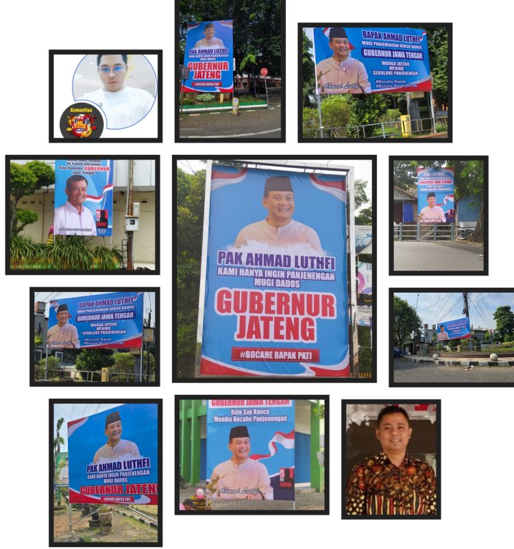 Ribuan Baliho Irjen Pol. Ahmad Luthfi Penuhi 21 Kecamatan