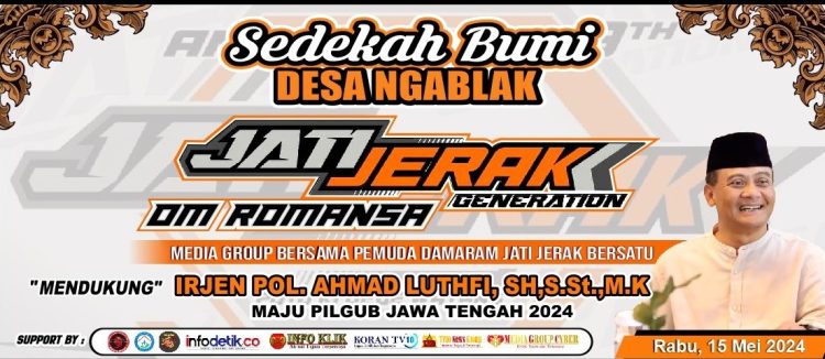 Maju Cagub Jateng, Media Group dan Pemuda Damaran Jati Deklarasi Dukung Irjen Pol. Ahmad Lutfhi