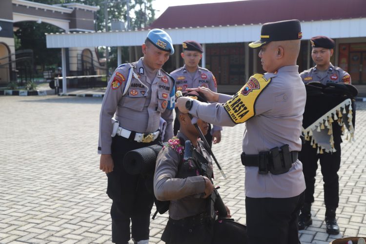 Polri Tetap Kokoh, Kapolresta Pati sebut Tradisi Pembaretan 50 Bintara Remaja