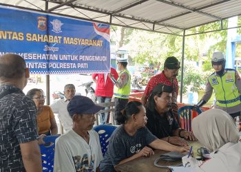 Utamakan Kesehatan !! Kini Satlantas Polresta Pati Buka Pemeriksaan Gratis
