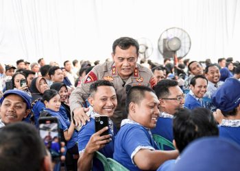 Ribuan Karyawan Pabrik Apresiasi Kapolda Jateng, Begini Alasannya