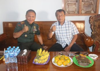 Rumah Kades Tegalharjo di Kunjungi Dandim 0718/Pati, Ada Apa ???