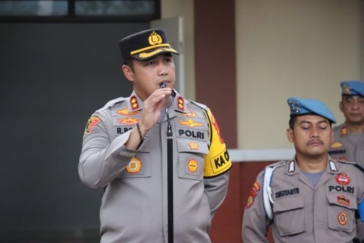 Ciptakan Wilayah Aman !! Kini Kapolres Kudus Berikan Pengarahan
