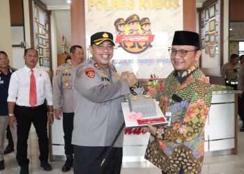 Kejutan HUT Bhayangkara ke 78, PJ Bupati dan Dandim 0722/ Kudus Serbu Mapolres