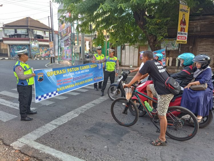 Satlantas Polres Kudus Gelar Operasi Patuh Candi 2024