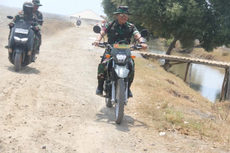 Apresiasi! Kodim 0718/Pati cek Lokasi TMMD Sengkuyung