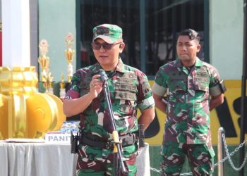 Gelar PBB, Makodim Pati Memperingati HUT ke 79 TNI dan HUT 74 Kodam IV/Diponegoro