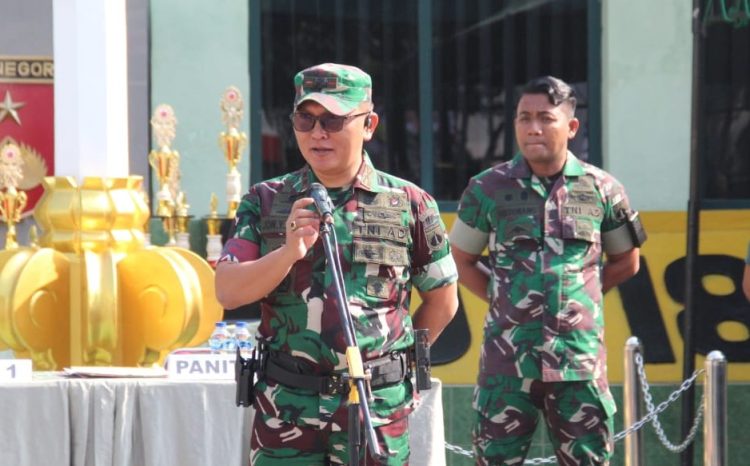 Gelar PBB, Makodim Pati Memperingati HUT ke 79 TNI dan HUT 74 Kodam IV/Diponegoro