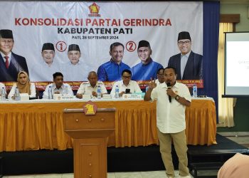 Satukan Barisan, Kini Partai Gerindra Pati Kawal Paslon Daerah dan Provinsi