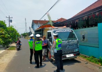 Patroli Rutin, Dump Truck Pelanggar Muatan Ditindak Satlantas Polresta Pati